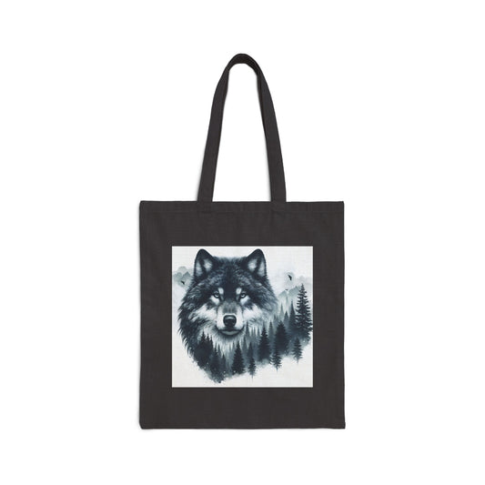 Wilderness Wolf - Tragetasche aus Segeltuch (2 Farben)