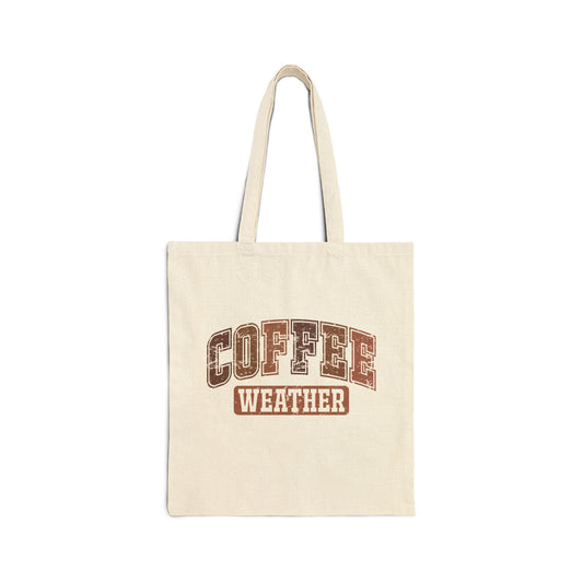 Kaffeewetter – Canvas Tragetasche (2 Farben)