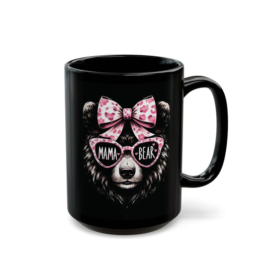 Mama Bear - Schwarze Tasse (325 ml/444 ml)
