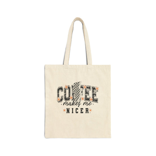 Kaffee macht mich netter - Stofftasche