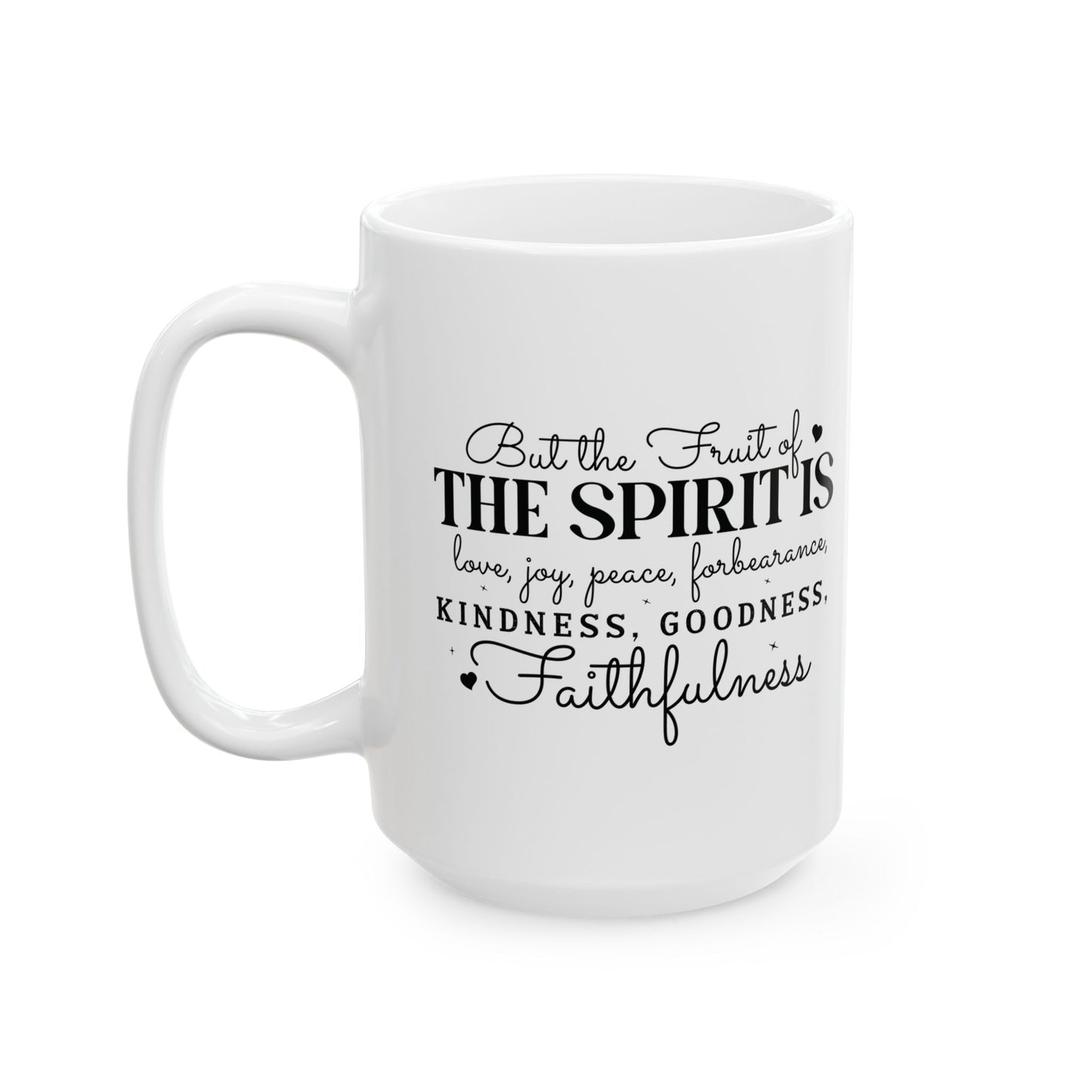 Fruit of the Spirit White Mug (11oz/15oz)