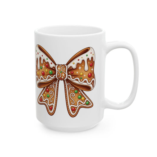 Lebkuchenschleife – Weiße Tasse (325ml/444ml)