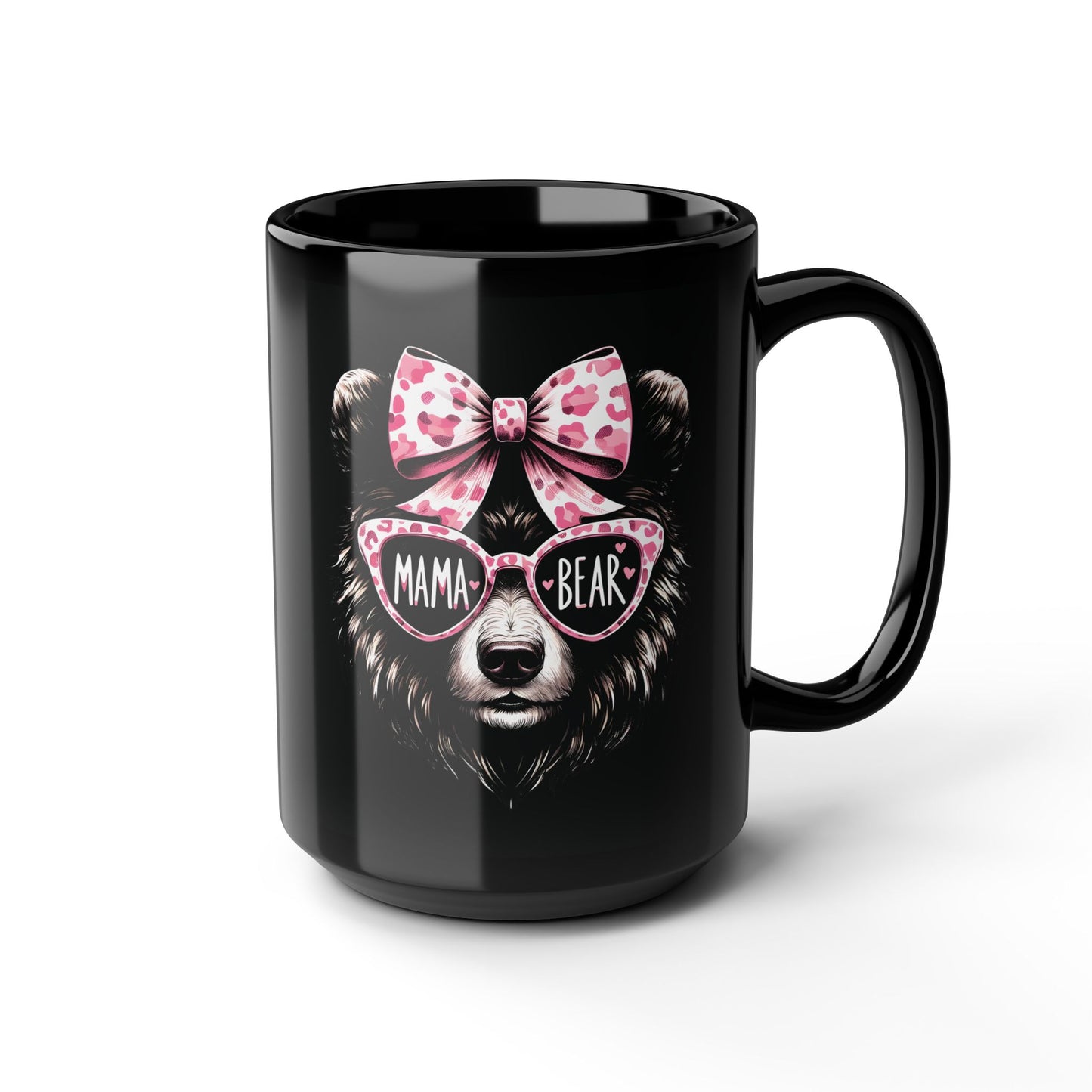 Mama Bear - Schwarze Tasse (325 ml/444 ml)