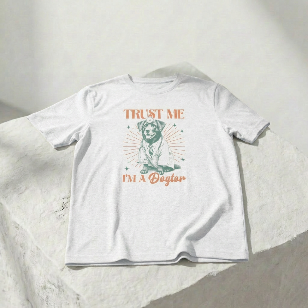 Vertrau mir, ich bin ein Hundtor – Unisex Grafik T-Shirt
