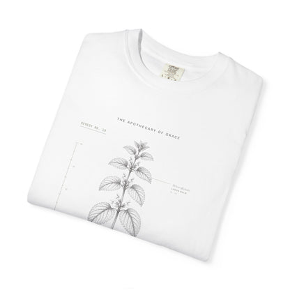 Comfort - Vintage Botanical Scripture Unisex T-Shirt, Psalm 23:4 Bible Verse Tee, Christian Gift for Grief, Editorial Faith Apparel