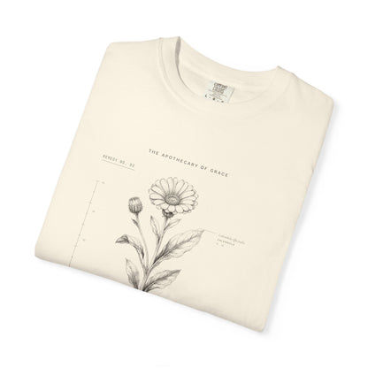 Joy - Vintage Botanical Scripture Unisex T-Shirt, Psalm 30:5 Bible Verse Tee, Christian Gift for Encouragement, Editorial Faith Apparel