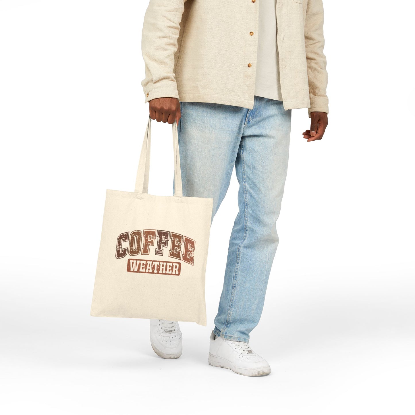 Kaffeewetter – Canvas Tragetasche (2 Farben)