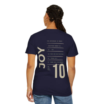 Joy - Personalized Number Scripture Unisex T-Shirt, Psalm 30:5 Bible Verse Tee, Christian Gift for Encouragement, Modern Streetwear Faith
