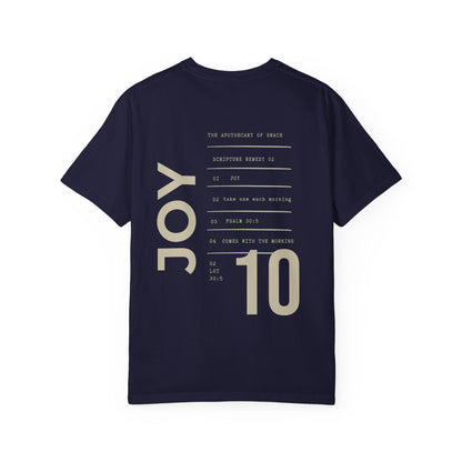 Joy - Personalized Number Scripture Unisex T-Shirt, Psalm 30:5 Bible Verse Tee, Christian Gift for Encouragement, Modern Streetwear Faith