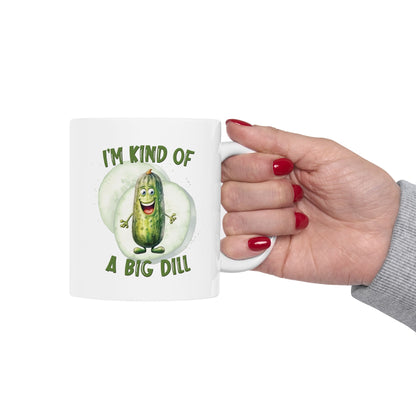 Ich bin 'ne große Nummer – Weiße Tasse (325 ml/444 ml)