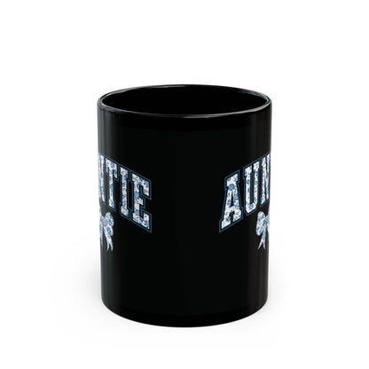 Tante Chinoiserie-Schleife – Schwarze Tasse (325 ml/443 ml)