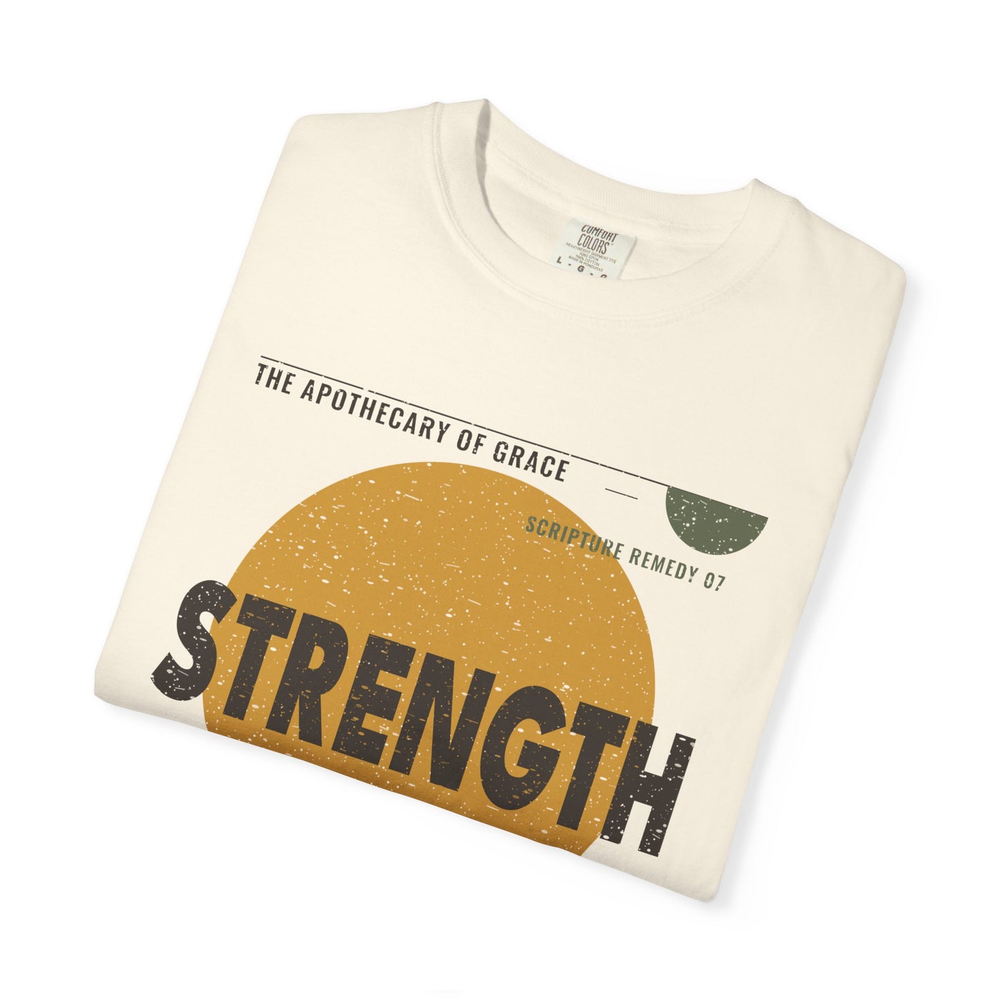 Strength - Retro Mid-Century Scripture Unisex T-Shirt, Isaiah 40:31 Bible Verse Tee, Christian Gift for Caregivers, Modern Graphic Faith Apparel