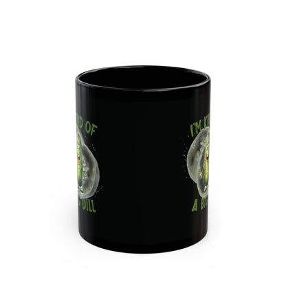 Ich bin irgendwie ein großes Ding – Schwarze Tasse (325ml/444ml)