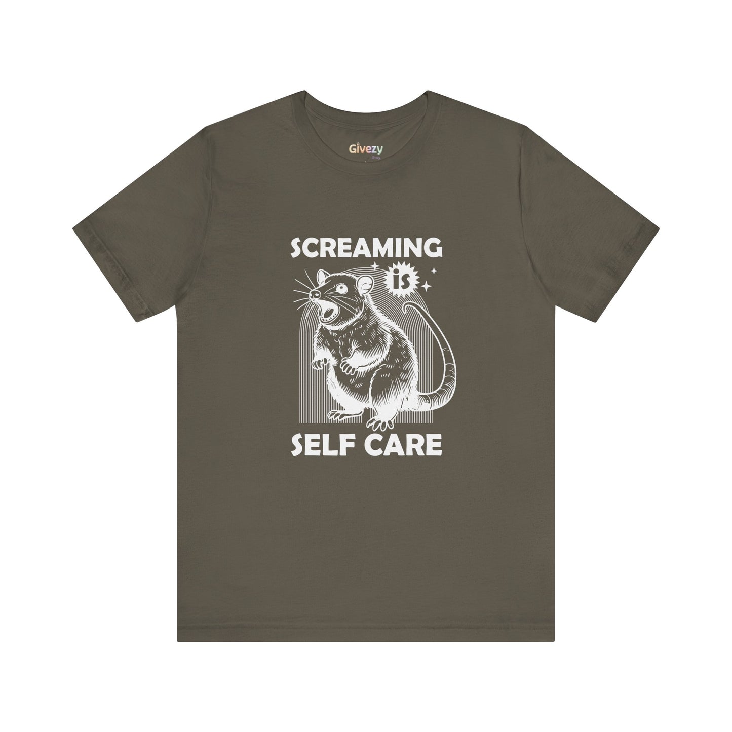 Schreien ist Selbstfürsorge – Unisex-Grafik-T-Shirt
