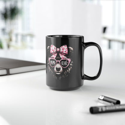 Mama Bear - Schwarze Tasse (325 ml/444 ml)