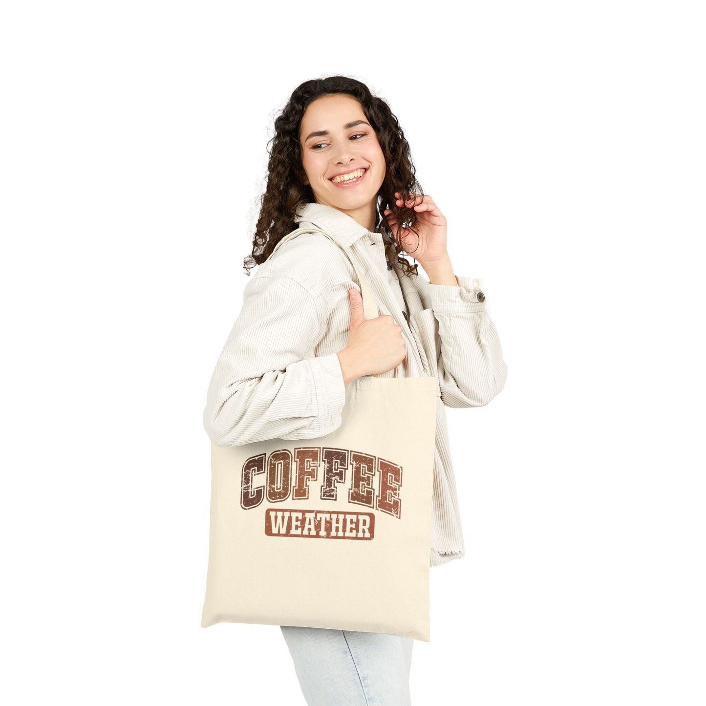 Kaffeewetter – Canvas Tragetasche (2 Farben)