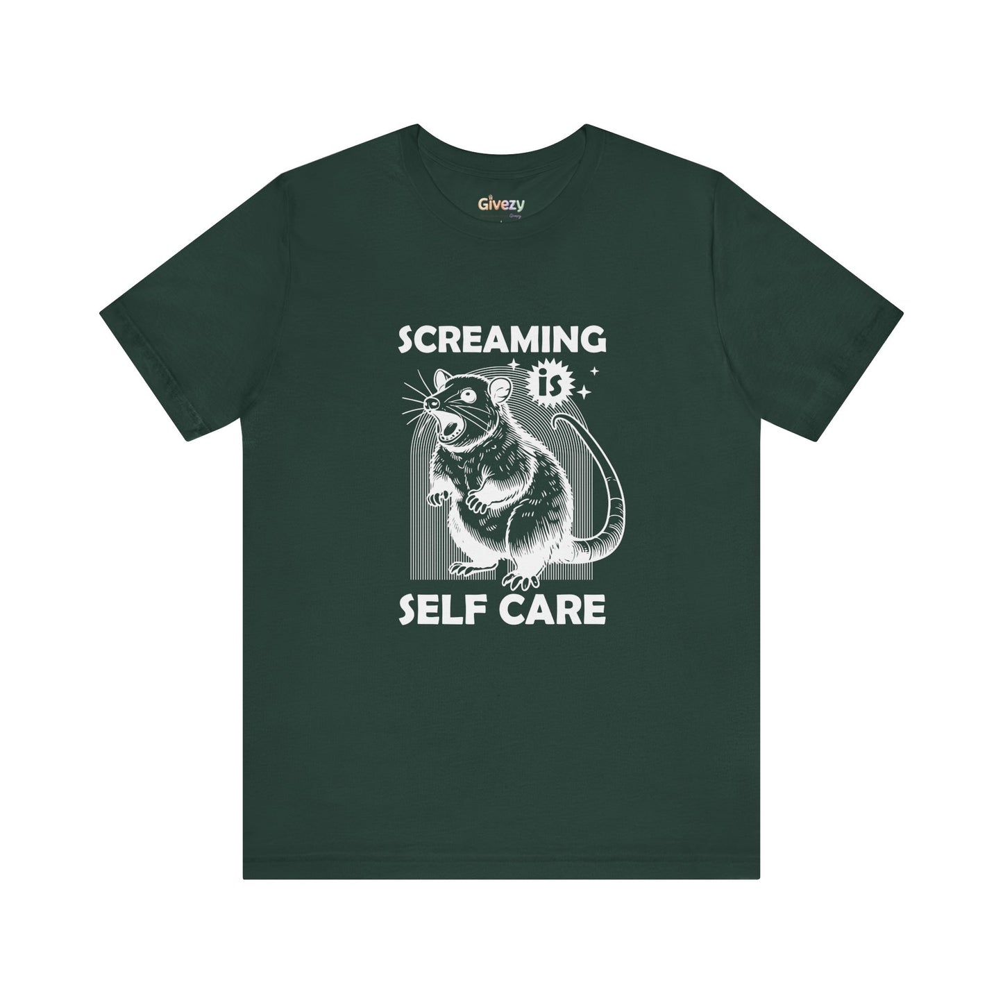 Schreien ist Selbstfürsorge – Unisex-Grafik-T-Shirt