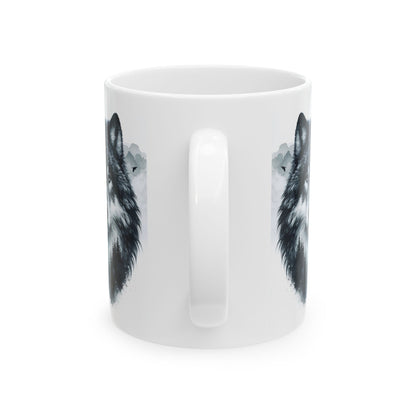 Wolf Forest - Weiße Tasse (325ml/444ml)