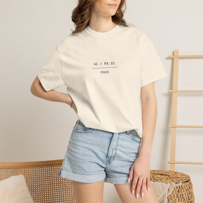 Peace - Personalized Number Scripture Unisex T-Shirt, Philippians 4:6-7 Bible Verse Tee, Christian Gift for Anxiety, Modern Streetwear Faith