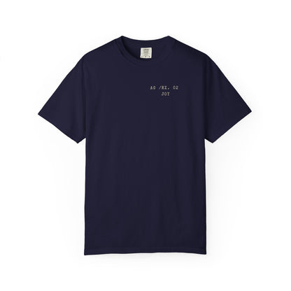 Joy - Personalized Number Scripture Unisex T-Shirt, Psalm 30:5 Bible Verse Tee, Christian Gift for Encouragement, Modern Streetwear Faith
