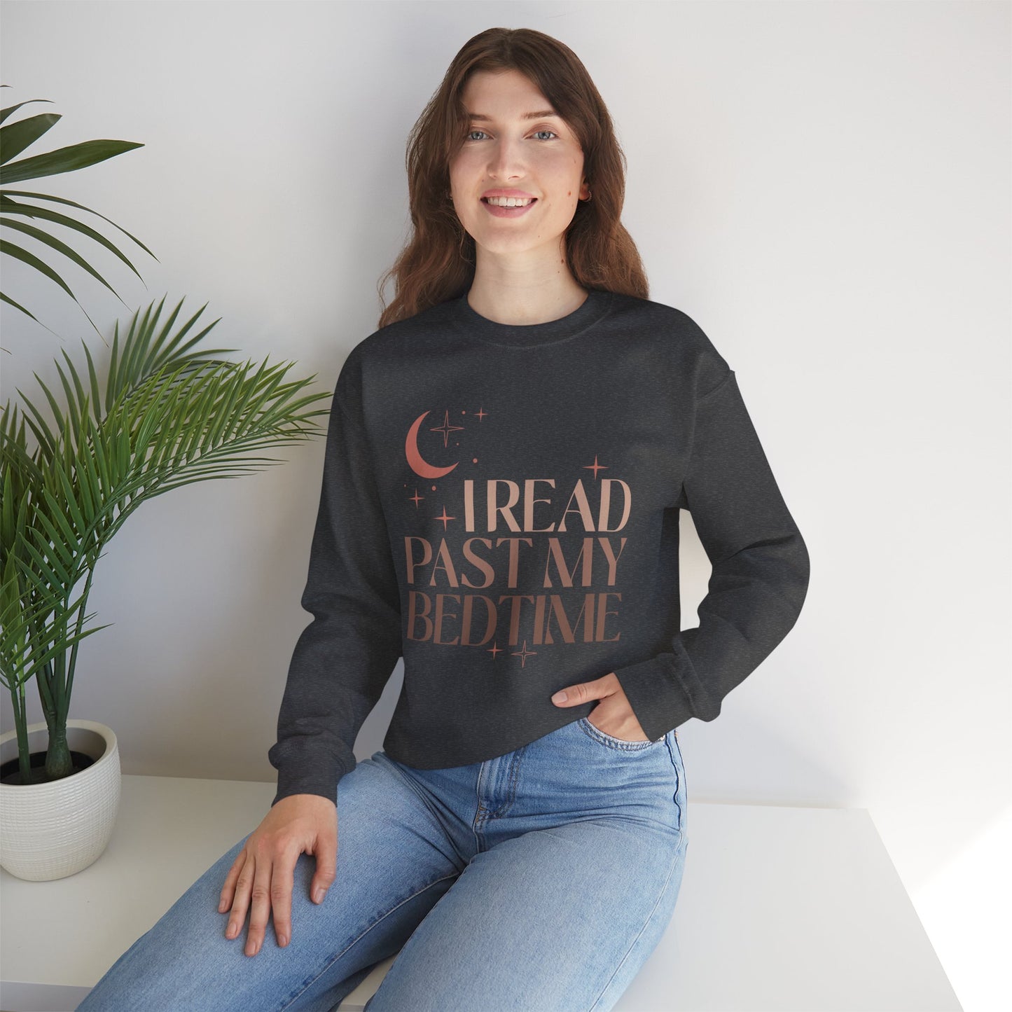 I Read Past My Bedtime Crewneck Sweatshirt
