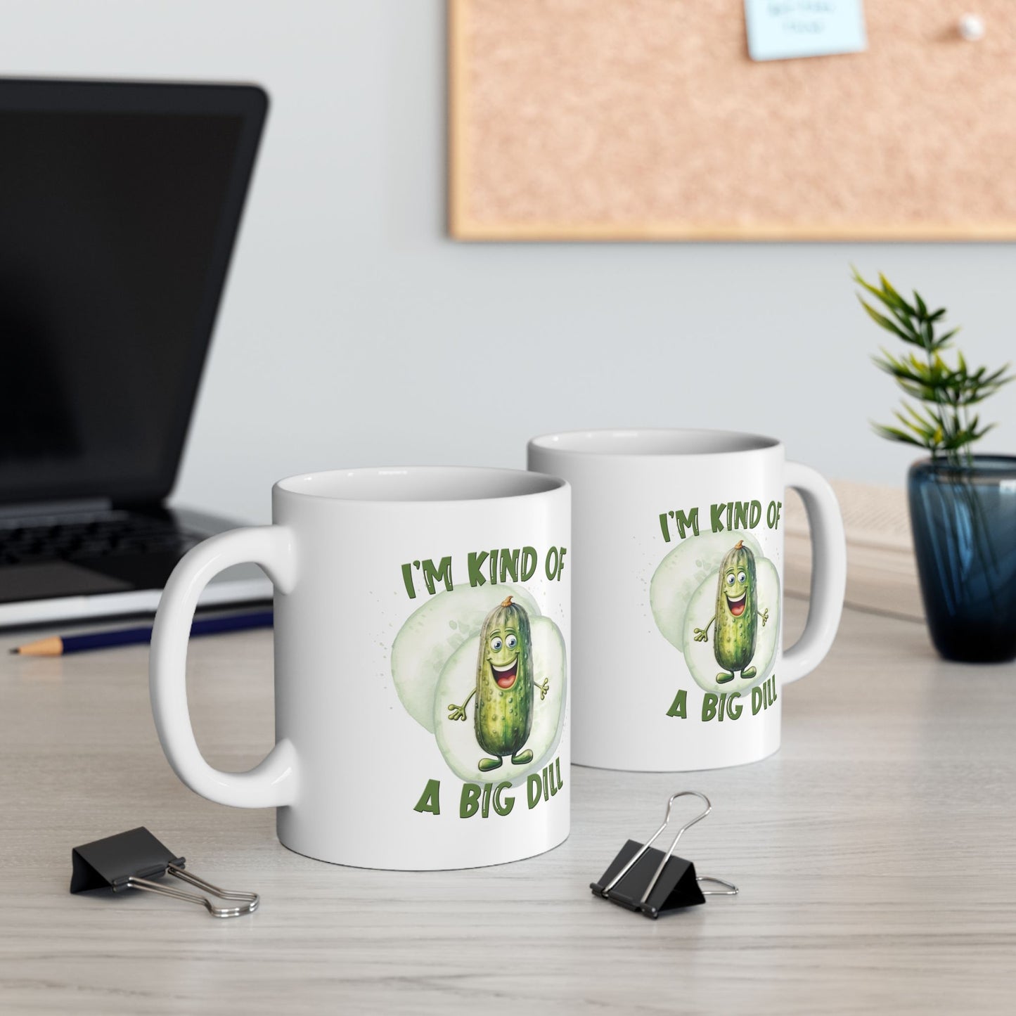 Ich bin 'ne große Nummer – Weiße Tasse (325 ml/444 ml)