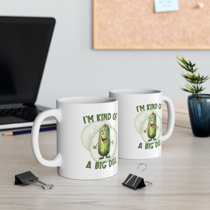 Ich bin 'ne große Nummer – Weiße Tasse (325 ml/444 ml)