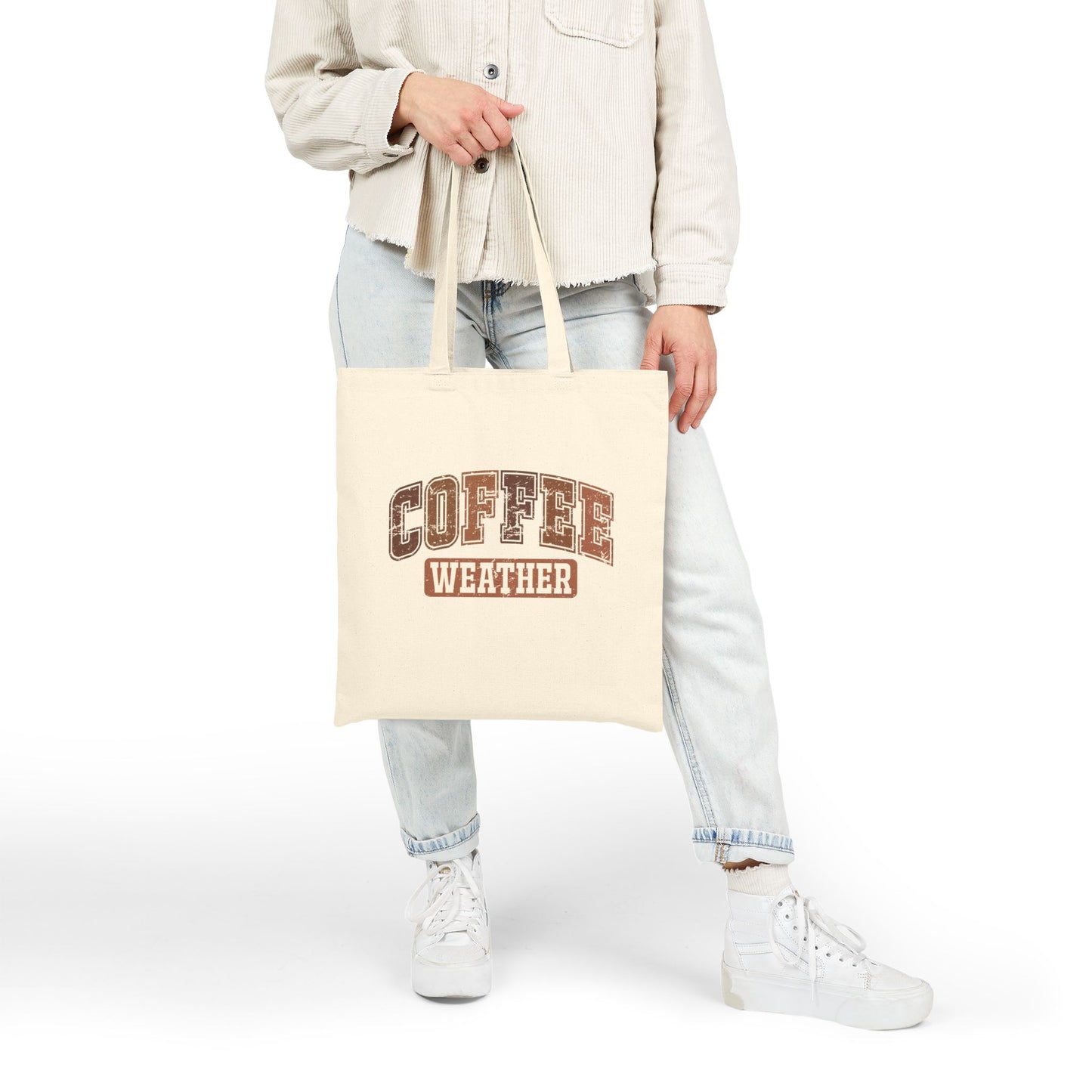 Kaffeewetter – Canvas Tragetasche (2 Farben)