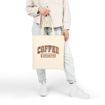 Kaffeewetter – Canvas Tragetasche (2 Farben)