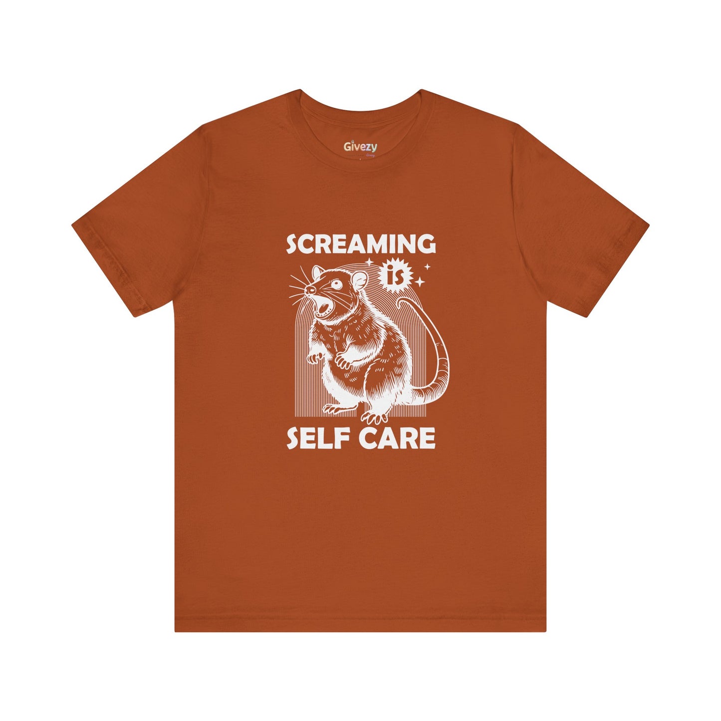 Schreien ist Selbstfürsorge – Unisex-Grafik-T-Shirt