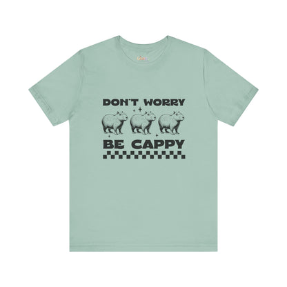 Don’t Worry, Be Cappy — Unisex Graphic T-Shirt