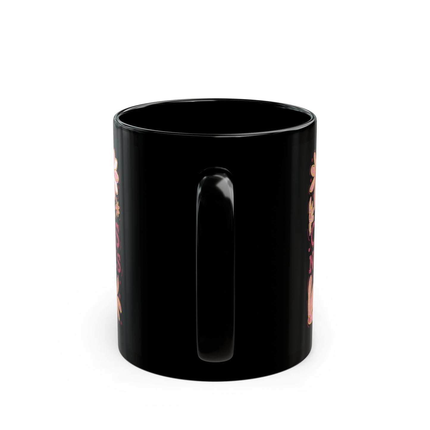 Alle Hopplas keine Gänseblümchen - Schwarze Tasse (325ml/444ml)