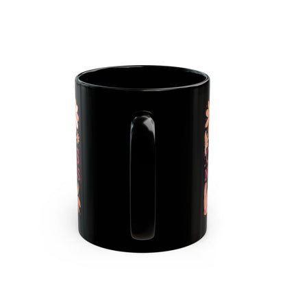 Alle Hopplas keine Gänseblümchen - Schwarze Tasse (325ml/444ml)