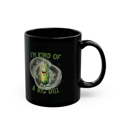 Ich bin irgendwie ein großes Ding – Schwarze Tasse (325ml/444ml)