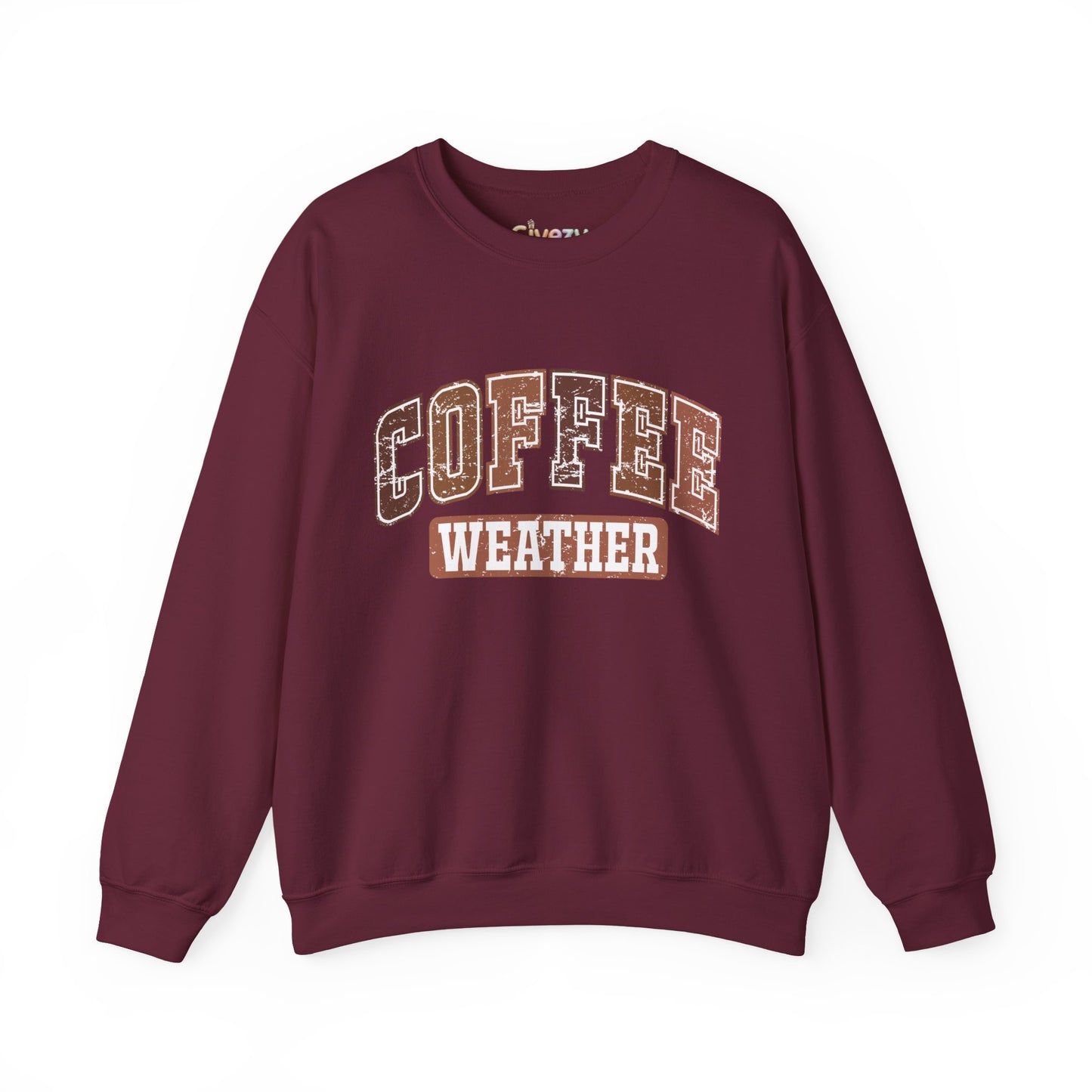 Kaffee-Wetter Unisex Rundhals-Sweatshirt