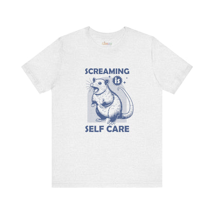 Schreien ist Selbstfürsorge – Unisex-Grafik-T-Shirt