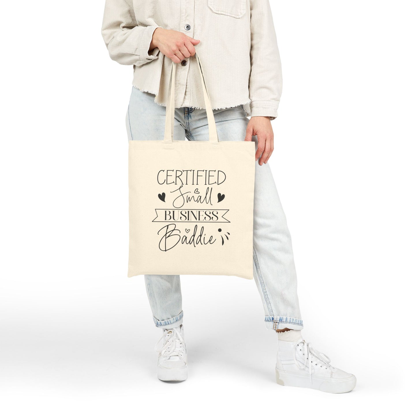 Certified Small Business Baddie - Canvas Tote Bag
