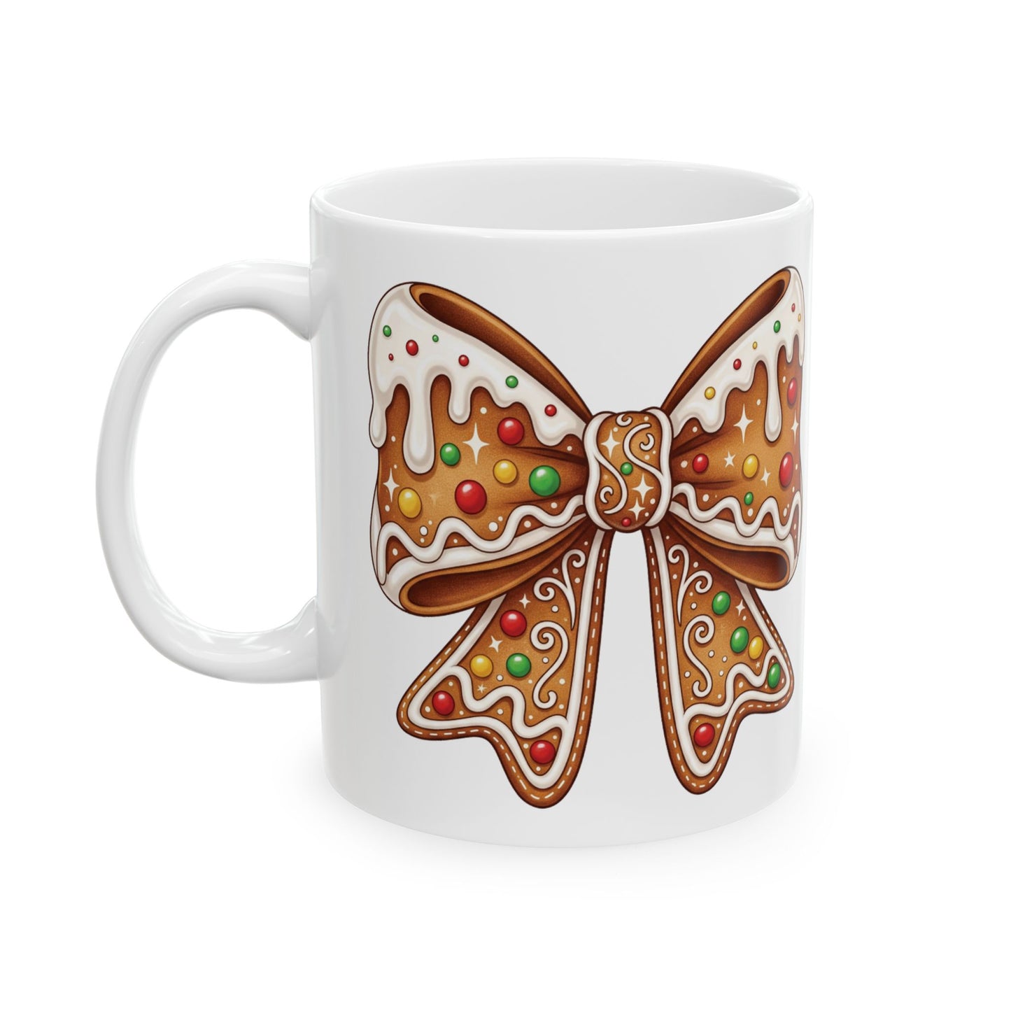 Lebkuchenschleife – Weiße Tasse (325ml/444ml)