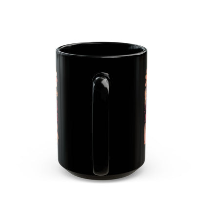 Alle Hopplas keine Gänseblümchen - Schwarze Tasse (325ml/444ml)