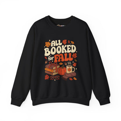All Booked for Fall Rundhals-Sweatshirt