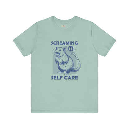 Schreien ist Selbstfürsorge – Unisex-Grafik-T-Shirt