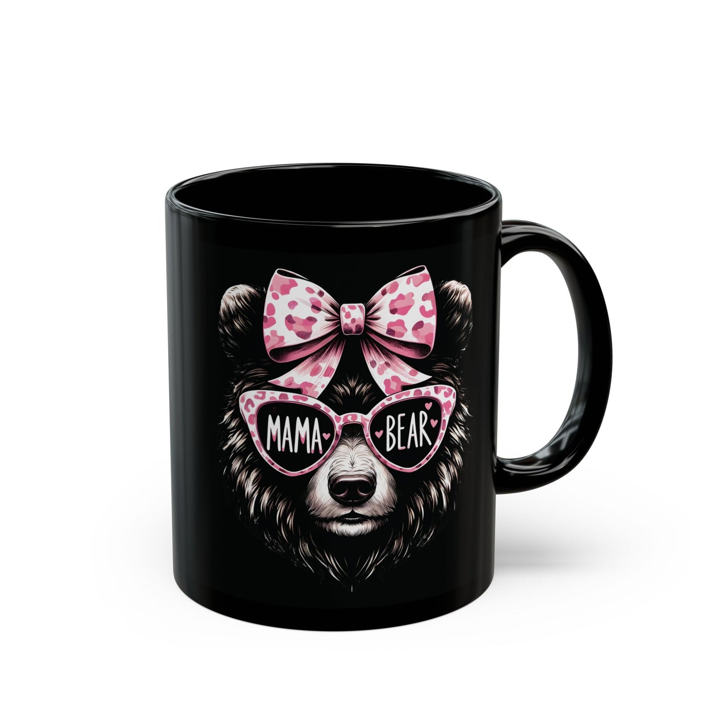 Mama Bear - Schwarze Tasse (325 ml/444 ml)