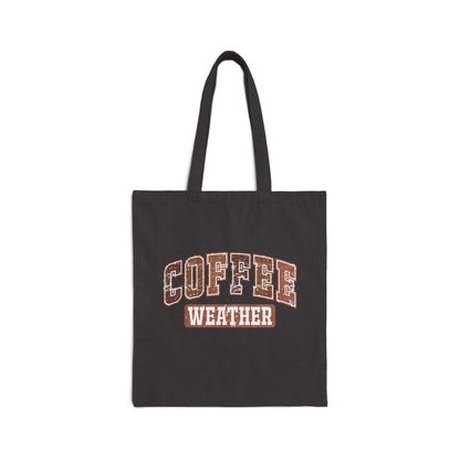 Kaffeewetter – Canvas Tragetasche (2 Farben)