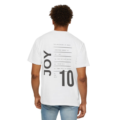 Joy - Personalized Number Scripture Unisex T-Shirt, Psalm 30:5 Bible Verse Tee, Christian Gift for Encouragement, Modern Streetwear Faith