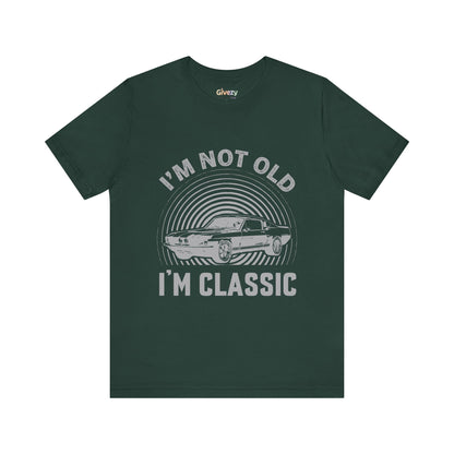 Ich bin nicht alt, ich bin ein Klassiker – Unisex T-Shirt mit Grafik