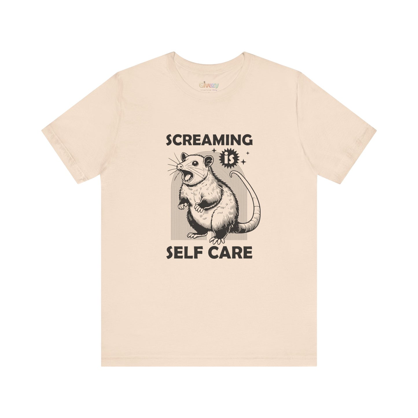 Schreien ist Selbstfürsorge – Unisex-Grafik-T-Shirt