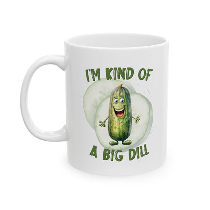 Ich bin 'ne große Nummer – Weiße Tasse (325 ml/444 ml)