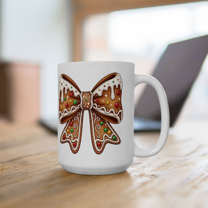 Lebkuchenschleife – Weiße Tasse (325ml/444ml)