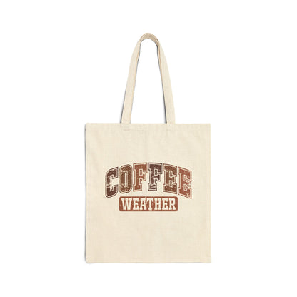 Kaffeewetter – Canvas Tragetasche (2 Farben)