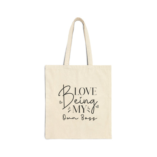 Liebe es, mein eigener Chef zu sein - Stofftasche